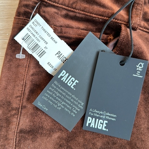 PAIGE
Cindy w/Twisted Seam Split - Chicory Coffee woman size 25 & 27 - Picture 2 of 7